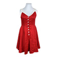 Unisex Hearts & Roses - Mitteveniv kleit, suurus 44 - Punane ()