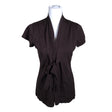 Unisex S.T.I - Kootud vest, suurus 38 - Pruun ()