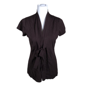 Unisex S.T.I - Kootud vest, suurus 38 - Pruun (1)