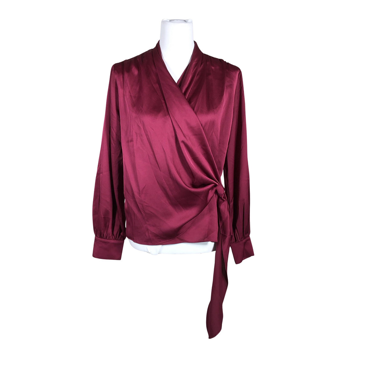 Unisex Ril's - Pidulik pluus, suurus 36 - Veinipunane (1)