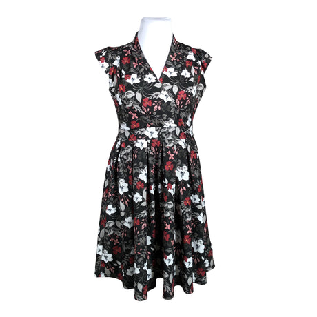 Unisex Lady Vintage - Trikotaažist kleit, suurus 44 - Must ()