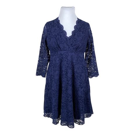 Unisex Flounce London - Pidulik kleit, suurus 42 - Sinine ()