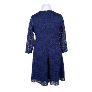 Unisex Flounce London - Pidulik kleit, suurus 42 - Sinine (2)