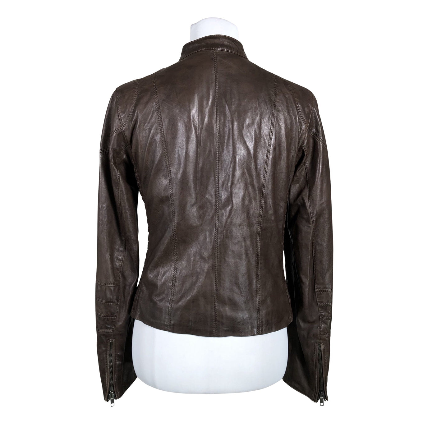 Unisex Bruno Zaragoza - Nahktagi, suurus 38 - Pruun (2)