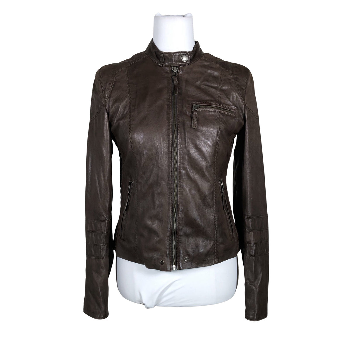 Unisex Bruno Zaragoza - Nahktagi, suurus 38 - Pruun (1)