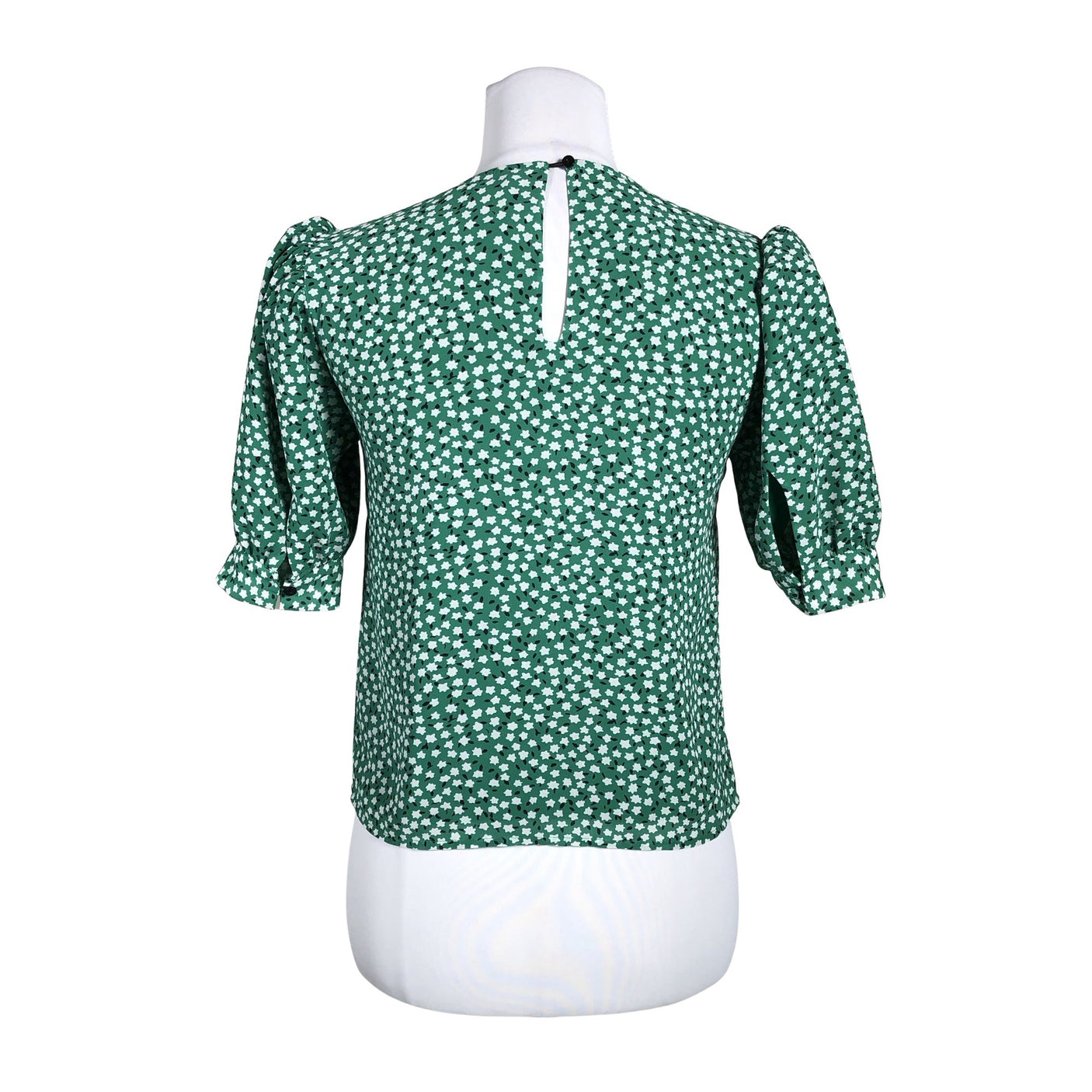 Unisex Dévier Studios - Lühikeste käistega pluus, suurus 34 - Roheline (2)