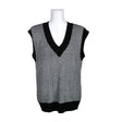 Unisex Na-KD - Kootud vest, suurus 36 - Must ()