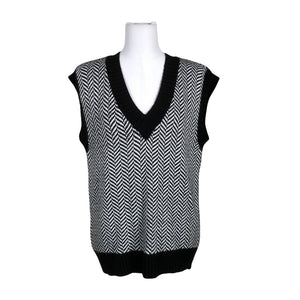 Unisex Na-KD - Kootud vest, suurus 36 - Must (1)