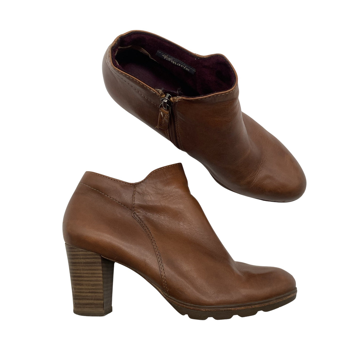 Unisex Tamaris - Poolsaapad, suurus 38 - Pruun (1)