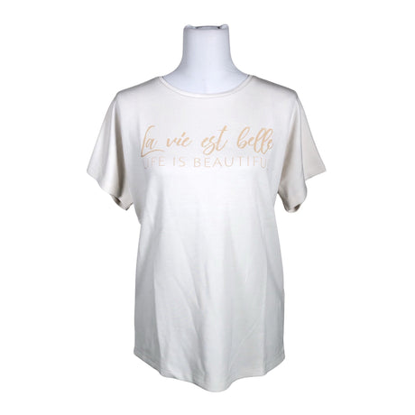 Unisex Soyaconcept - T-särk, suurus 34 - Looduslik valge ()