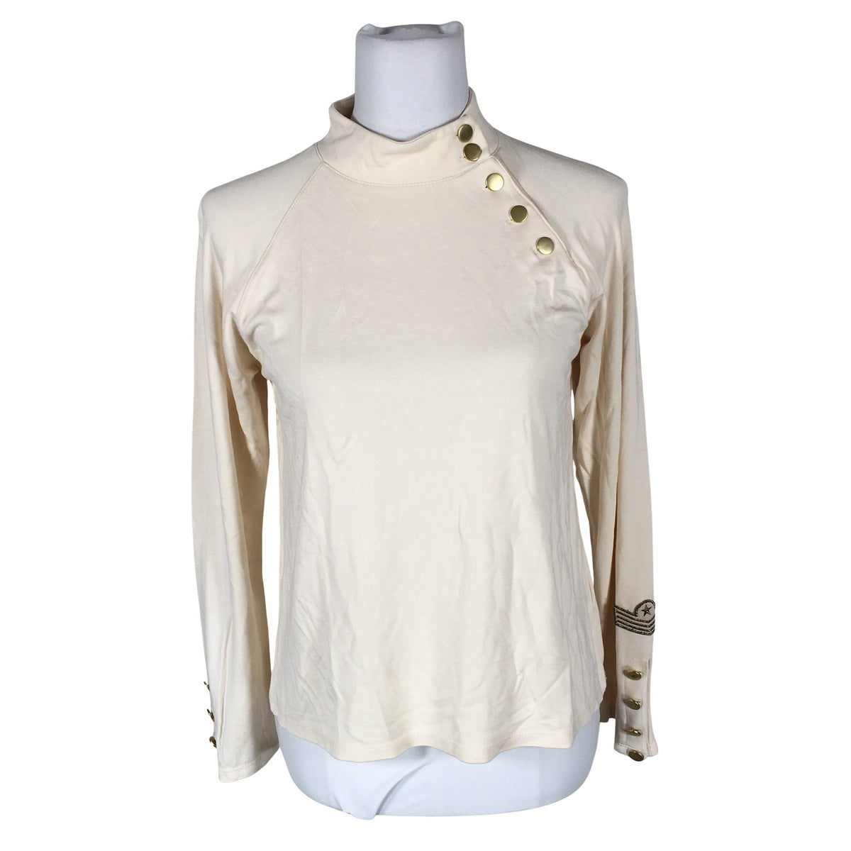 Unisex Rabalder - Trikotaažist pluus, suurus 34 - Looduslik valge (1)
