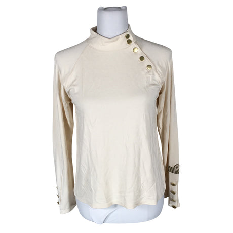 Unisex Rabalder - Trikotaažist pluus, suurus 34 - Looduslik valge ()