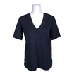 Unisex by Malene Birger - Lühikeste käistega pluus, suurus 38 - Sinine ()