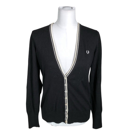 Unisex Fred Perry - Kardigan, suurus 36 - Must ()
