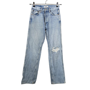 Unisex Re/Done - Teksad, suurus W24 - Helesinine (1)