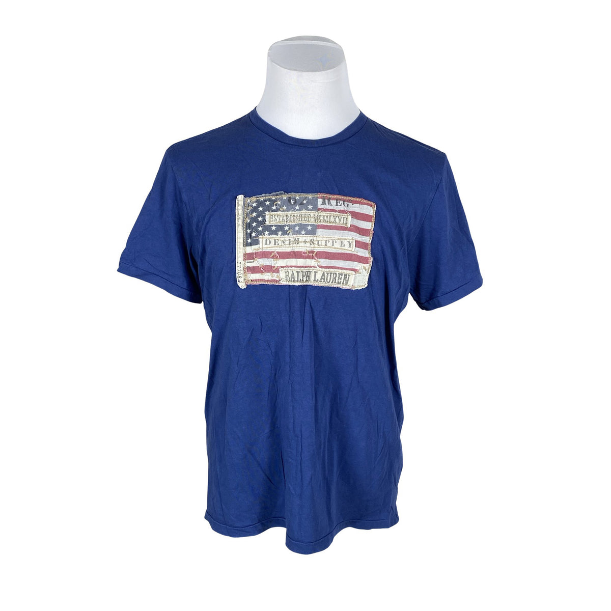 Unisex Denim & Supply Ralph Lauren - T-särk, suurus XL - Sinine (1)