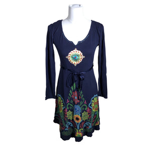 Unisex Desigual - Trikotaažist kleit, suurus 38 - Sinine (1)