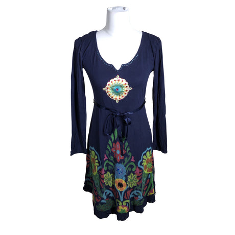 Unisex Desigual - Trikotaažist kleit, suurus 38 - Sinine ()