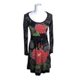 Unisex Desigual - Trikotaažist kleit, suurus 40 - Must ()