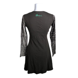 Unisex Desigual - Trikotaažist kleit, suurus 38 - Pruun (2)