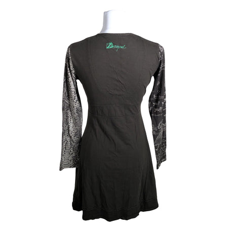 Unisex Desigual - Trikotaažist kleit, suurus 38 - Pruun (2)