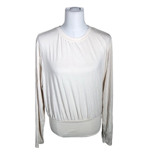 Unisex Halara - Trikotaažist pluus, suurus 40 - Valge (1)