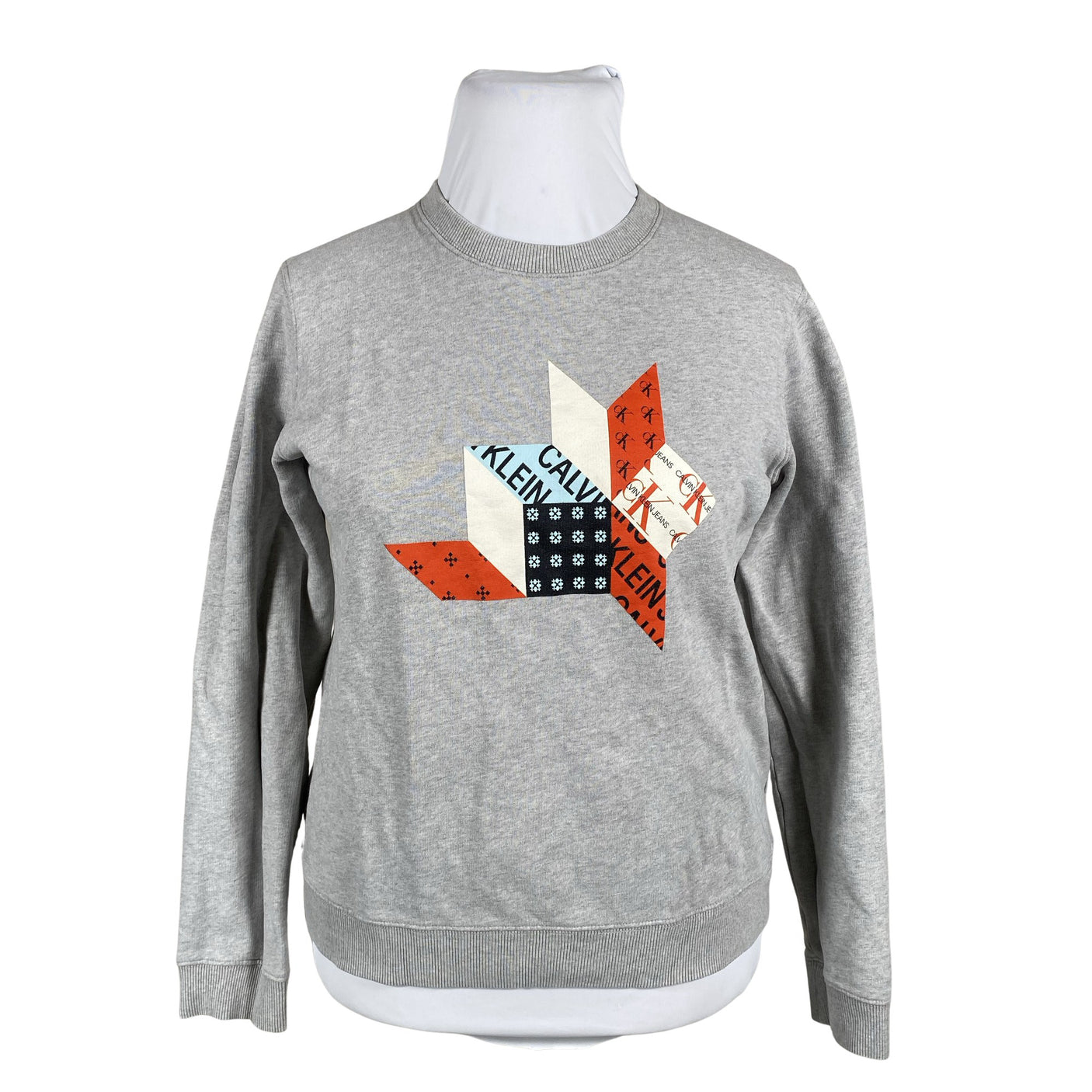 Unisex Calvin Klein Jeans - Dressikangast pluus, suurus 42 - Hall (1)