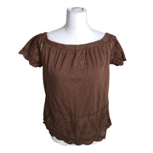 Unisex Next - T-särk, suurus 38 - Pruun (1)