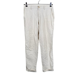 Unisex Uniqlo - Mittevenivad püksid, suurus 36 - Looduslik valge (1)