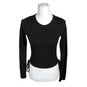 Unisex Na-KD - Trikotaažist pluus, suurus 38 - Must (1)