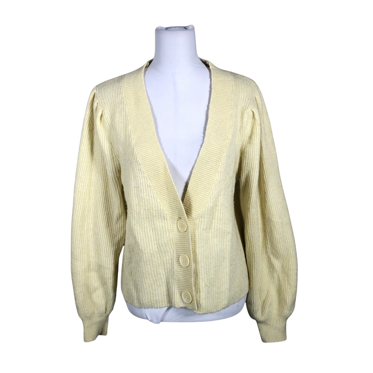 Unisex Selected - Kardigan, suurus 38 - Valge (1)