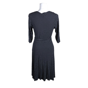 Unisex Jumperfabriken - Trikotaažist kleit, suurus 38 - Sinine (2)