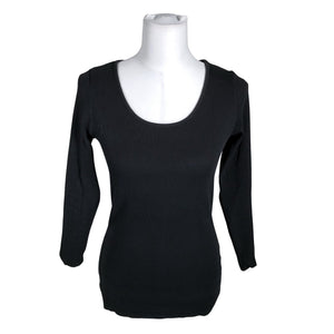 Unisex NOSH - Trikotaažist pluus, suurus 38 - Must (1)