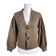 Unisex Cream - Kardigan, suurus 36 - Pruun ()