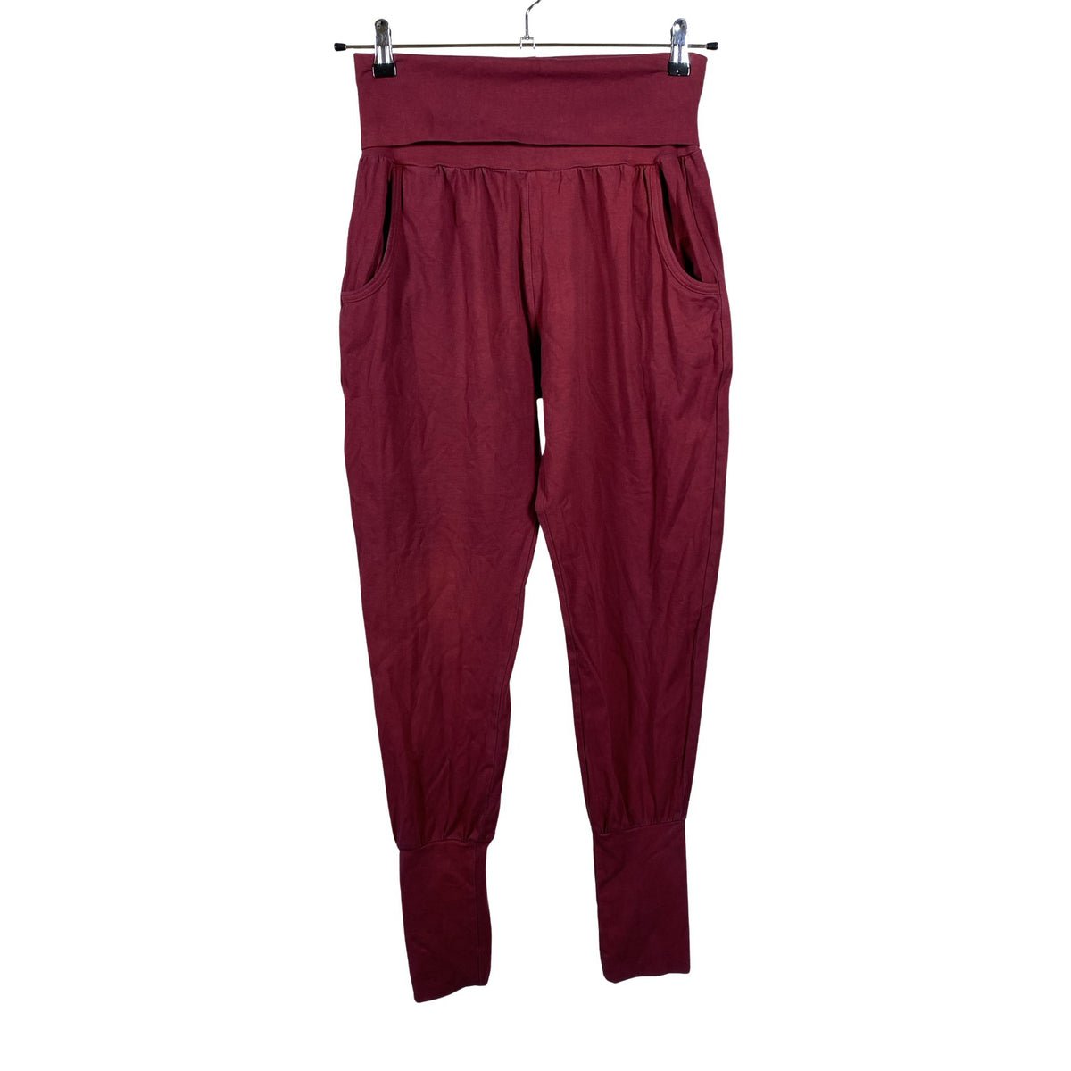 Unisex NOSH - Trikotaažist püksid, suurus 38 - Veinipunane (1)