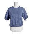 Unisex Uniqlo - Lühikeste käistega pluus, suurus 38 - Sinine ()