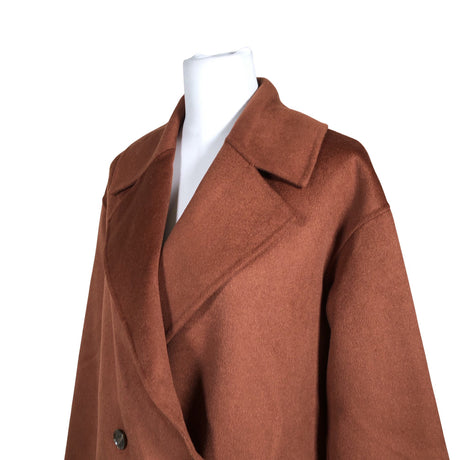Unisex Nanso - Villane mantel, suurus 38 - Pruun (2)