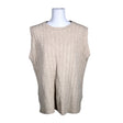 Unisex Papu - Kootud vest, suurus 36 - Beige ()