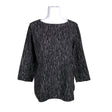 Unisex Nanso - Trikotaažist pluus, suurus 40 - Must ()