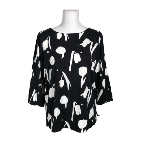Unisex Nanso - Trikotaažist pluus, suurus 38 - Must ()