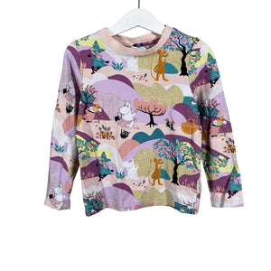 Unisex Moomin by Martinex - Trikotaažist pluus, suurus 98 - 104 - Heleroosa (1)