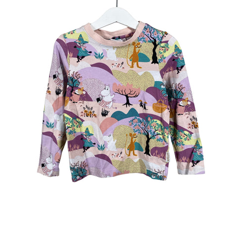 Unisex Moomin by Martinex - Trikotaažist pluus, suurus 98 - 104 - Heleroosa ()