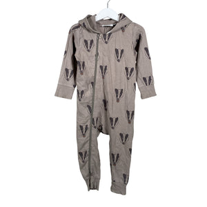 Unisex Mini Rodini - Pükskostüüm, suurus 74 - 80 - Pruun (1)