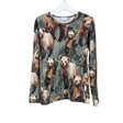 Unisex Versonpuoti - Trikotaažist pluus, suurus 128 - 134 - Roheline ()