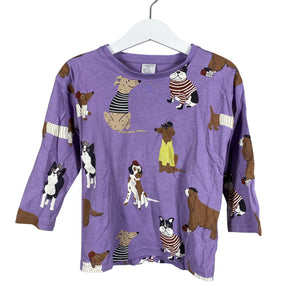 Unisex Lindex - Trikotaažist pluus, suurus 92 - 98 - Lilla (1)
