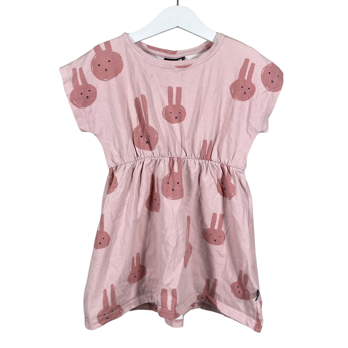 Unisex Papu - Trikotaažist kleit, suurus 98 - 104 - Heleroosa (1)