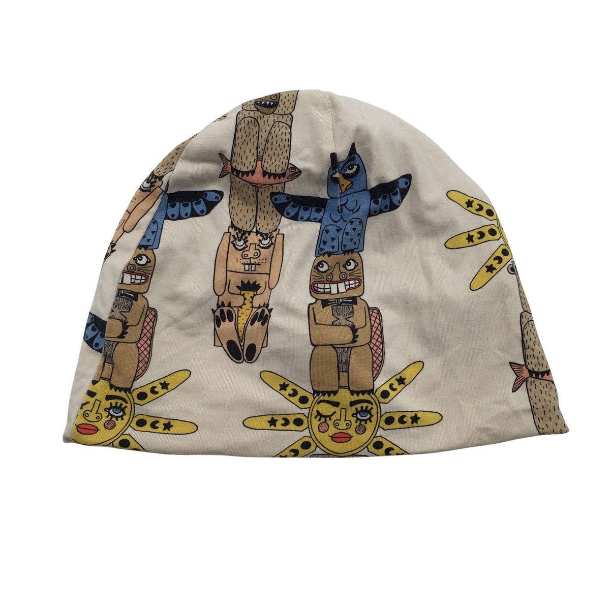 Unisex Mini Rodini - Õhuke müts, suurus 52 - 54 cm - Beige (1)