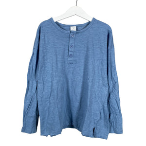Unisex Lindex - Trikotaažist pluus, suurus 128 - 134 - Helesinine (1)
