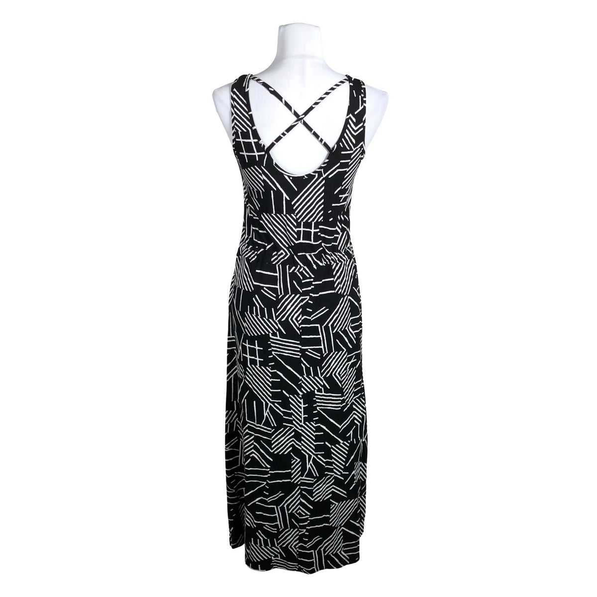 Unisex Nanso - Trikotaažist kleit, suurus 36 - Must (2)