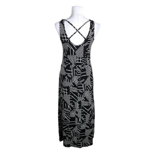 Unisex Nanso - Trikotaažist kleit, suurus 36 - Must (2)